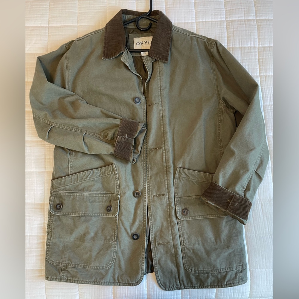 Orvis Chore Coat/Barn Jacket, Green, Mens Medium
